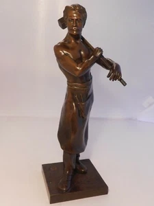 BRONZE SCHMIED FRANKREICH - PARIS UM 1840 G. HERVOIL - Picture 1 of 11