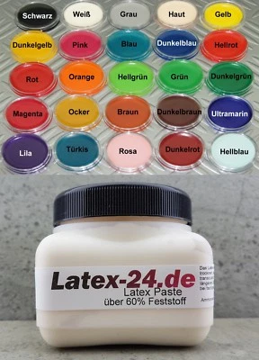 250ml PASTE Flüssiglatex RUBBER Kautschuk Low Ammoniak Latexmilch Latex Gummi - Bild 1 von 2