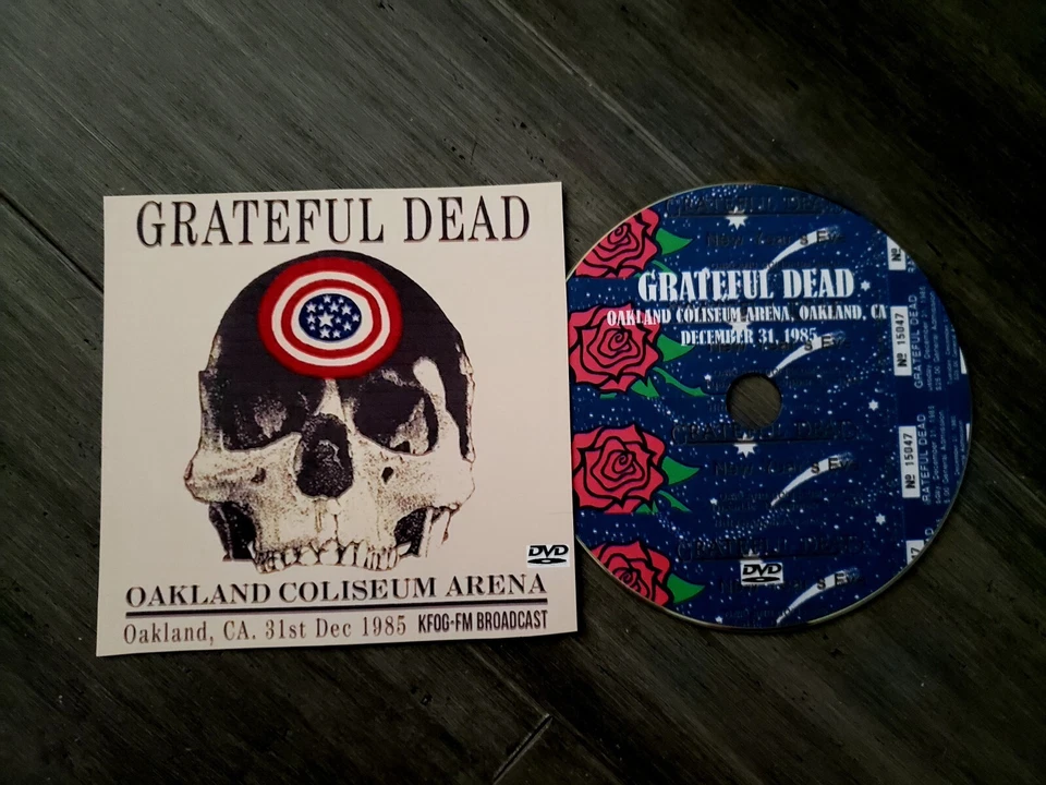 GRATEFUL DEAD DVD 12/31/85 NEW YEARS EVE OAKLAND, CA FULL SHOW - Image 1 of 1