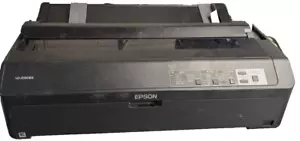 Epson LQ-2090II N Impact Printer - Black PB34B Untested FOR REPAIR - Picture 1 of 5