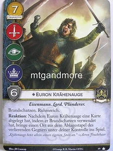 A Game of Thrones 2.0 LCG - 1x #069 Euron Crow's Eye - Base Set - Second Edition