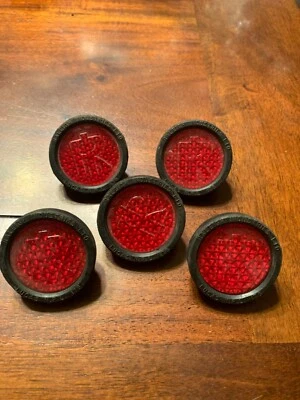 Bicycle Vintage Humber Raleigh rear reflector lot 5 new repo Rudge BSA Men’s - Image 1 of 3