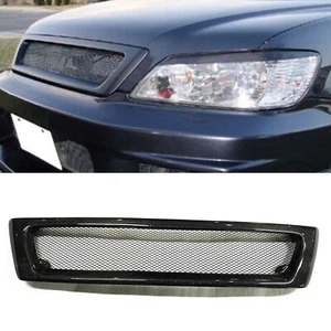 1x Front Stoßstange Kühlergrill Für Mitsubishi Lancer Cedia 2002-2003 Kohlefaser - Picture 1 of 10