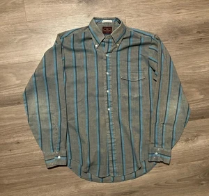 Vintage 60s/70s Van Heusen Button Down Shirt Size Medium Vanopress V-Taper - Picture 1 of 7