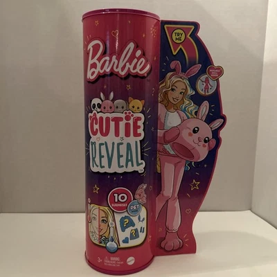 2022 Cutie Reveal Barbie - Wave 01 - Bunny (HHG19) NRFB - Image 1 of 4