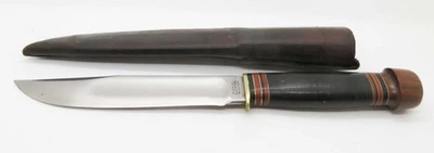 Y1) CUCHILLO IDEAL CANICAS MSA TEMPRANAS POMO MADERA LIGNUM VITAE BONITO Foto 1 de 4