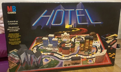 HOTEL Board Game 1986 Vintage MB Games Retro - Complete  - Image 1 of 4