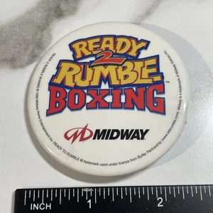 Ready 2 Rumble Boxing Midway Video Game 2 1/4” Pinback Button HS29b - Picture 1 of 2