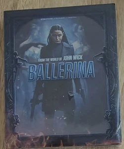 BALLERINA 4K STEELBOOK NEW/SEALED WALMART EXCLUSIVE SLIPCOVER - LOOK!!! - Picture 1 of 7
