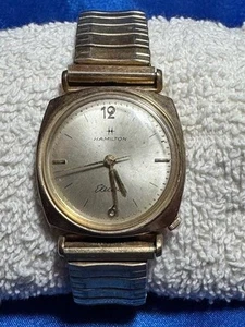 60er Jahre Hamilton Gemini 10K Gold Filled Electric Armbanduhr - Bild 1 von 6
