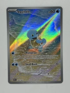 Pokemon TCG - Squirtle 170/165 SV: Escarlata y Violeta 151 Ilustración Raro - Casi Nuevo - Imagen 1 de 2