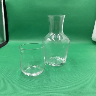 #N11- Libbey Cordoba 2pc. Bedside Water Carafe Decanter Set - Image 1 of 4