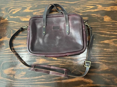 Gustin Horween Chromexcel # 8 Maletín de Cuero Bolso para Computadora Hecho en EE. UU. Foto 1 de 4