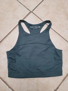 Outdoor Voices Tank Womens XS Green Crop Top Hiking Outdoor Athletic Move Free - Picture 1 of 6
