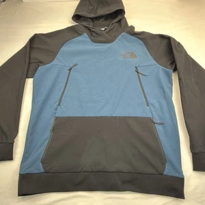 Giacca con cappuccio North Face Tekno Fresh uomo grande L blu softshell snowboard sci - Foto 1 di 10