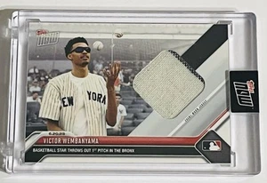 Victor Wembanyama 2023 Topps Now Card 472B Event Relic White Parallel #199/250 - Picture 1 of 3