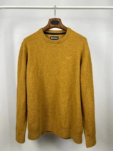 Barbour Herren Essential Tisbury Sweater Ocker Freizeitpullover Melange Gr. XL - Bild 1 von 9