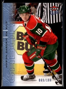 2009-10 Ultra #181 Marian Gaborik Ice Medallion #/100 - Picture 1 of 2