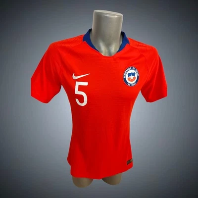 CHILE VS SERBIA 2018 Nike MATCH WORN Diaz #5 jersey trikot shirt maillot maglia - Imagen 1 de 4