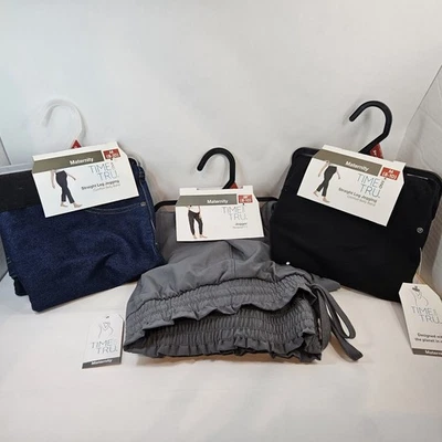 Set of 3 Time and Tru Maternity Pants Size M (8-10) Jeggings & Joggers Bundle - Image 1 of 4