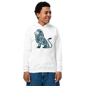 VerseMerch Hoodie - Bold As A Lion Youth heavy blend hoodie - Picture 1 of 5