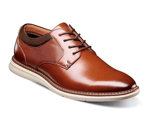 Nunn Bush Men's Chase Plain Toe Oxford Shoes Cognac Multi Size 8 - Picture 1 of 7