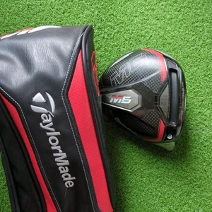 Black Driver Head Only 9° 1w Taylormade M6 Right Handed w/Head Cover Golf Used - Picture 1 of 12