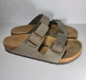 Birkenstock Arizona Cuero Marrón Doble Hebilla Para Hombre Talla 44 EE. UU. 11 Regular - Imagen 1 de 11