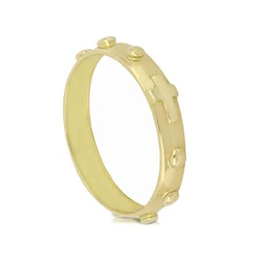 Ring Rosary Yellow Gold 18 TCW - Picture 1 of 1
