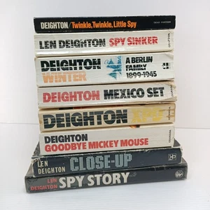 8x Len Deighton Novels + Palmer Series Spy Story Crime Thriller Book Bundle - Picture 1 of 18