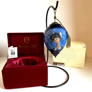 P. Buckley Moss (signed) Ornament “Mother’s Day” Ne' Qwa Art L.E. #328/2000 NOS - Picture 1 of 19