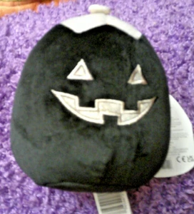 PAIGE NWT BLACK SQUISHMALLOWS PUMPKIN 5 " SPARKLE TOP - Picture 1 of 2