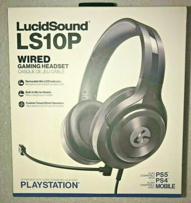 LUCIDSOUND LS10P WIRED GAMING HEADSET PS4 & PS5 **NEW** - Image 1 of 4
