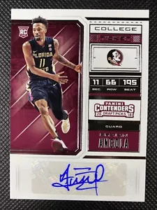 2018 Panini Contenders Draft Picks Braian Angola Draft Ticket Rookie Auto #89 - Foto 1 di 4