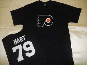 0304 Para Hombre NHL Team Apparel PHILADELPHIA FLYERS Camiseta deportiva de hockey nueva NEGRA - Imagen 1 de 18