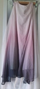 Girl dress Sleeveless with Mesh Cape size 11/12 - Free Postage - Picture 1 of 4