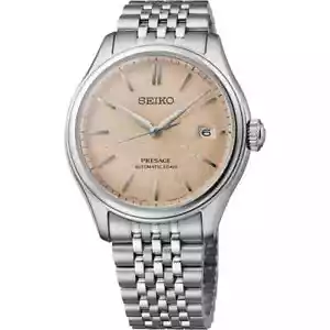 Seiko Presage Classic Series 'Silk' 40.2mm Pink Dial Watch SPB467 - Picture 1 of 1