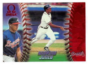 1998 PACIFIC OMEGA #19 ANDRUW JONES RED - Picture 1 of 1