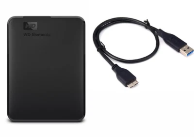 Western Digital 2TB Portable External Hard Drive USB 3.0 MAC XBOX WD PS4 PS5 - Image 1 of 4