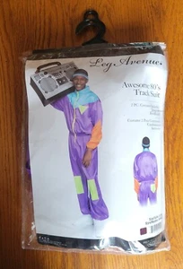 Track Ski Jumpsuit Awesome 80s Costume Halloween Leg Avenue XL NO HEADBAND SEE  - Picture 1 of 16