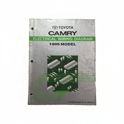 Toyota Camry 1995 OEM Shop Service Repair Manual Wiring Diagrams ETM Schematics - Image 1 of 4