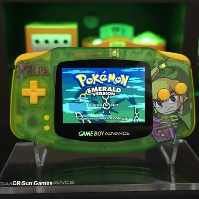 Batería recargable Link Zelda Green Game Boy Advance GBA iPS LCD USBC 1800 mAh Foto 1 de 4