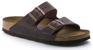 Sandali Arizona Soft Birkenstock 452763 in pelle marrone habana (41-46) - Imagen 1 de 7