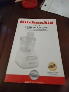KitchenAid Food Processor Manual Only KFP710, KFP720, KFP730 - Picture 1 of 6