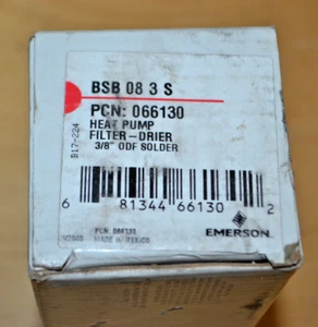 Emerson Heat Pump ~ BSB 08 3 S ~ Filter Drier 3/8" ODF ~ 066130 ~ (t) - Picture 1 of 3