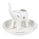 Keramik Schmuck Tablett Elefant Porzellan Ringhalter für Frauen