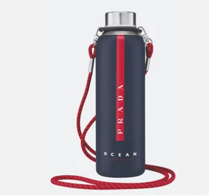 Prada Beauty Luna Rossa Screw-Top & Handle 16 oz Water Bottle In Box - Picture 1 of 2