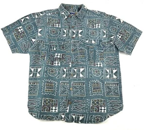 Exofficio Adventure Shirt Mens Sz Large Short Sleeve Button Shirt Linen Blend - Picture 1 of 5