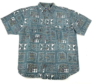 Exofficio Adventure Shirt Mens Sz Large Short Sleeve Button Shirt Linen Blend - Image 1 of 4