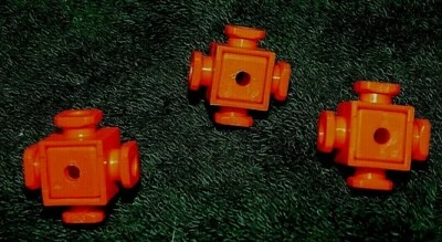Nudos de cabeza de cuerda naranja Fisher-Price Construx de colección 3 piezas Foto 1 de 4